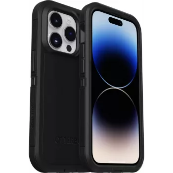 OtterBox Defender Series XT Back Cover for Apple iPhone 14 Pro - Black, MagSafe Compatible, Rugged Protection 77-89121