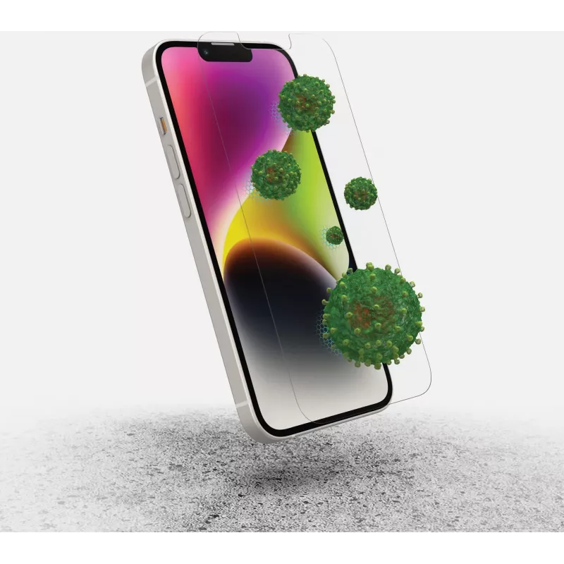 OtterBox Premium Glass Antimicrobial Series Screen Protector for iPhone 14 / iPhone 13 Pro / iPhone 13 - Transparent