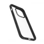 OtterBox React Case for Apple iPhone 15 Pro, Clear/Black
