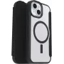 OtterBox React Folio MagSafe Series Case for Apple iPhone 15/14/13 - Black Crystal (Transparent Black)