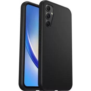 OtterBox React Series Back Cover for Samsung Galaxy A34 5G Black Pro Pack (77-91637)