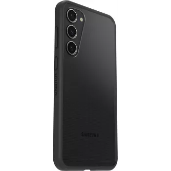 OtterBox React Series Back Cover for Samsung Galaxy S23+ - Antimicrobial, Black Crystal 77-91304