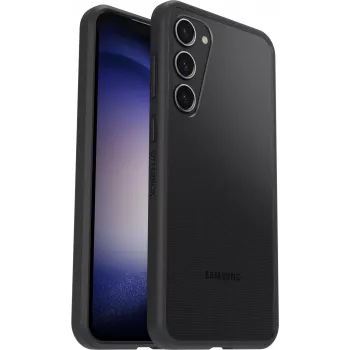 OtterBox React Series Back Cover for Samsung Galaxy S23+ - Antimicrobial, Black Crystal 77-91304