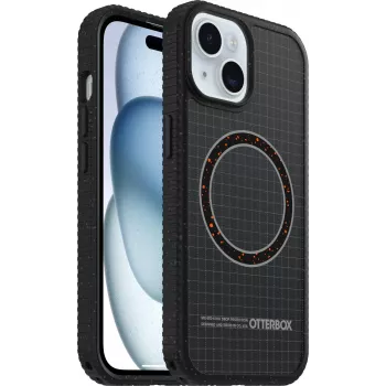 OtterBox Sole Series Mobile Phone Case with MagSafe - Fabric - Midnight Circle (Black)