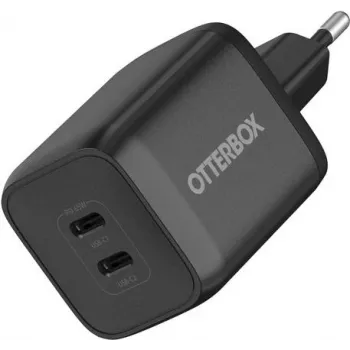 OtterBox Standard 65W GaN USB-C Wall Charger with 2 Ports (45W+20W PD) Black