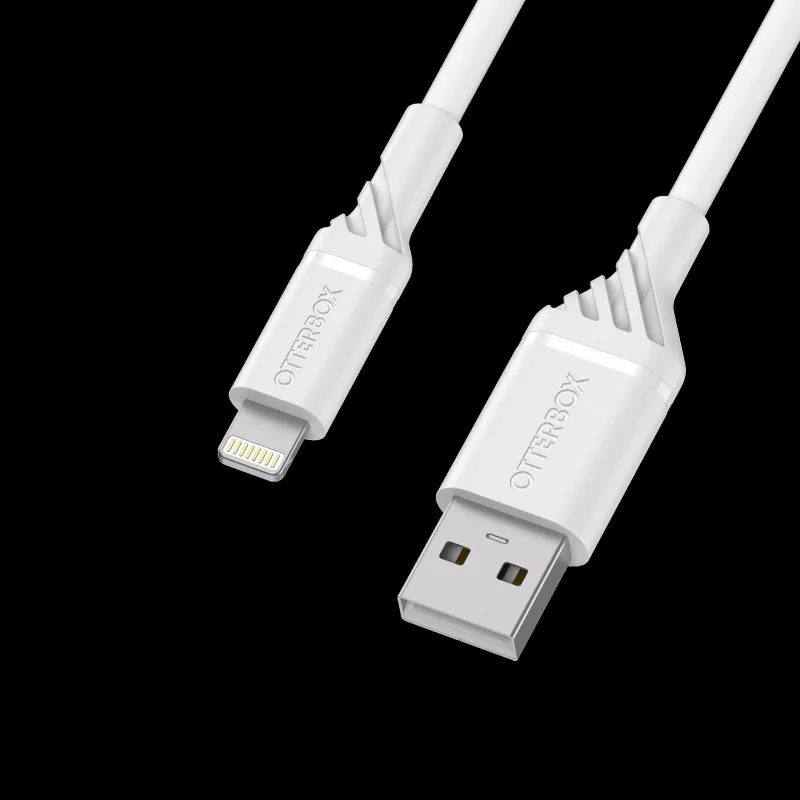 OtterBox Standard Lightning to USB-A Cable 2m Cloud Dream White