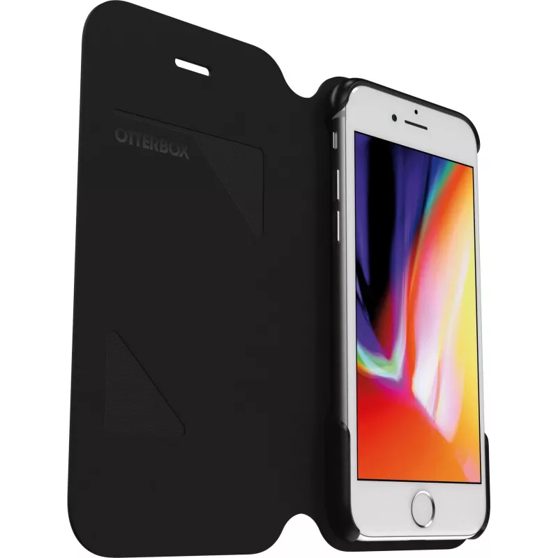 OtterBox Strada Series Flip Case for Apple iPhone 6/6s/7/8/SE (2nd & 3rd Gen) - Black