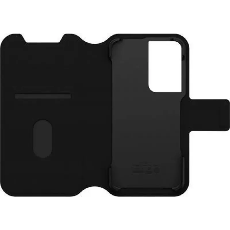 OtterBox Strada Series Via Folio Case for Samsung Galaxy S22 - Black Night 77-86603