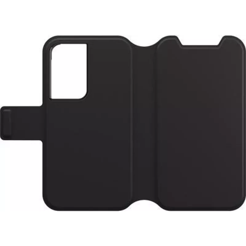 OtterBox Strada Series Via Folio Case for Samsung Galaxy S22 - Black Night 77-86603