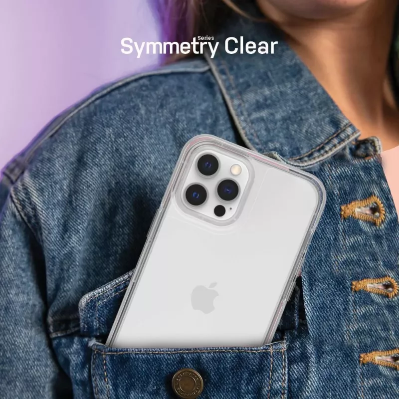 OtterBox Symmetry Series Case for iPhone 12 and iPhone 12 Pro - Clear