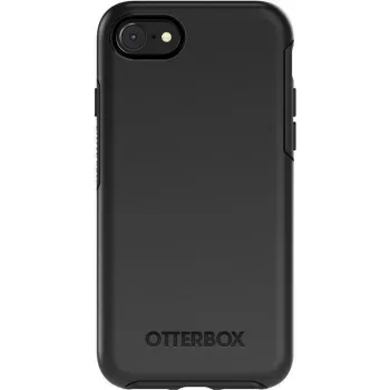 OtterBox Symmetry Series Pro Pack - Back Cover for Apple iPhone 7, 8, SE (2nd Gen), SE (3rd Gen) - Polycarbonate, Synthetic Rubber - Black