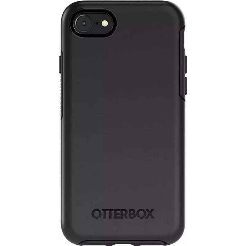 OtterBox Symmetry Series Pro Pack - Back Cover for Apple iPhone 7, 8, SE (2nd Gen), SE (3rd Gen) - Polycarbonate, Synthetic Rubber - Black
