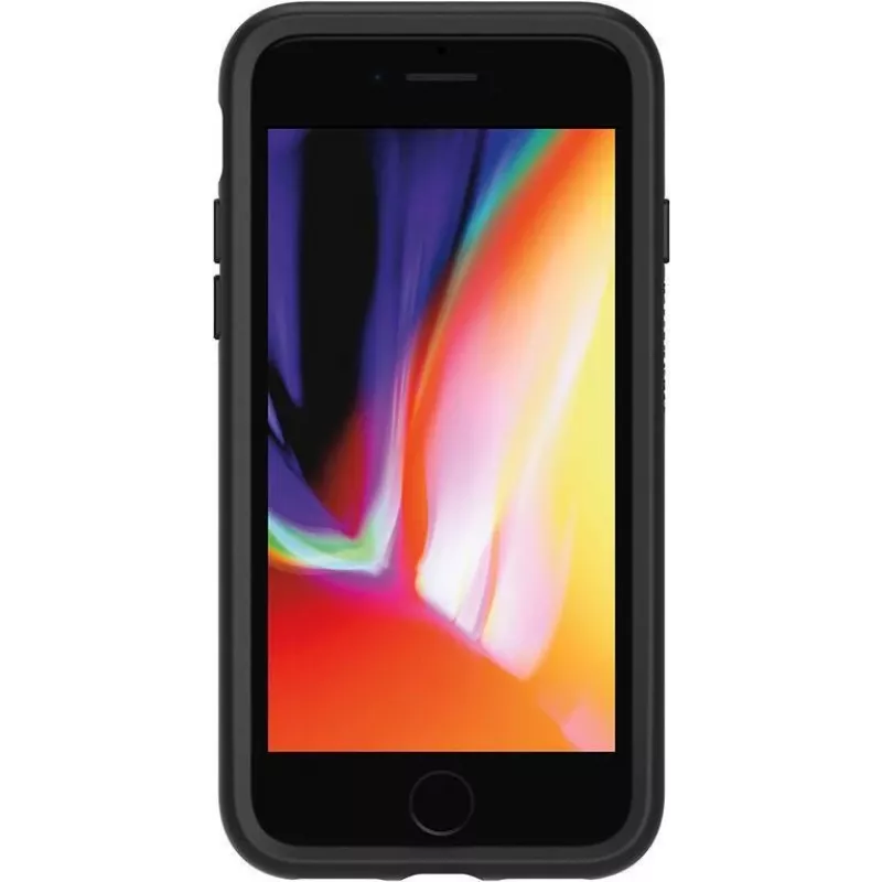 OtterBox Symmetry Series Pro Pack - Back Cover for Apple iPhone 7, 8, SE (2nd Gen), SE (3rd Gen) - Polycarbonate, Synthetic Rubber - Black