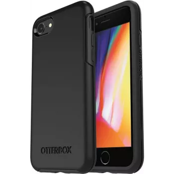 OtterBox Symmetry Series Pro Pack - Back Cover for Apple iPhone 7, 8, SE (2nd Gen), SE (3rd Gen) - Polycarbonate, Synthetic Rubber - Black