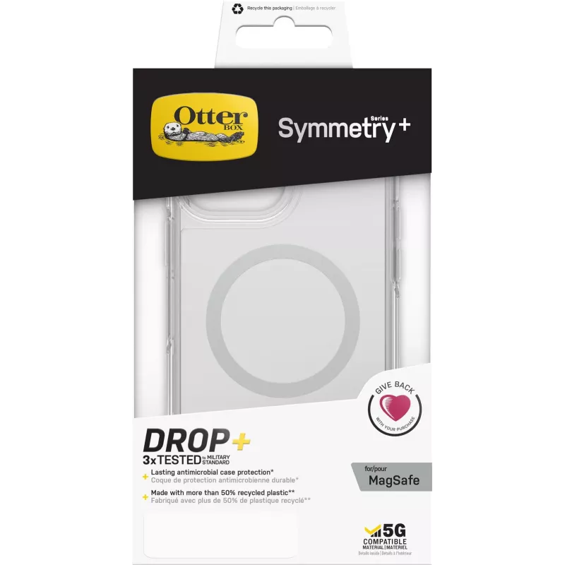 OtterBox Symmetry Series+ with MagSafe Clear Case for Apple iPhone 13 Pro Max