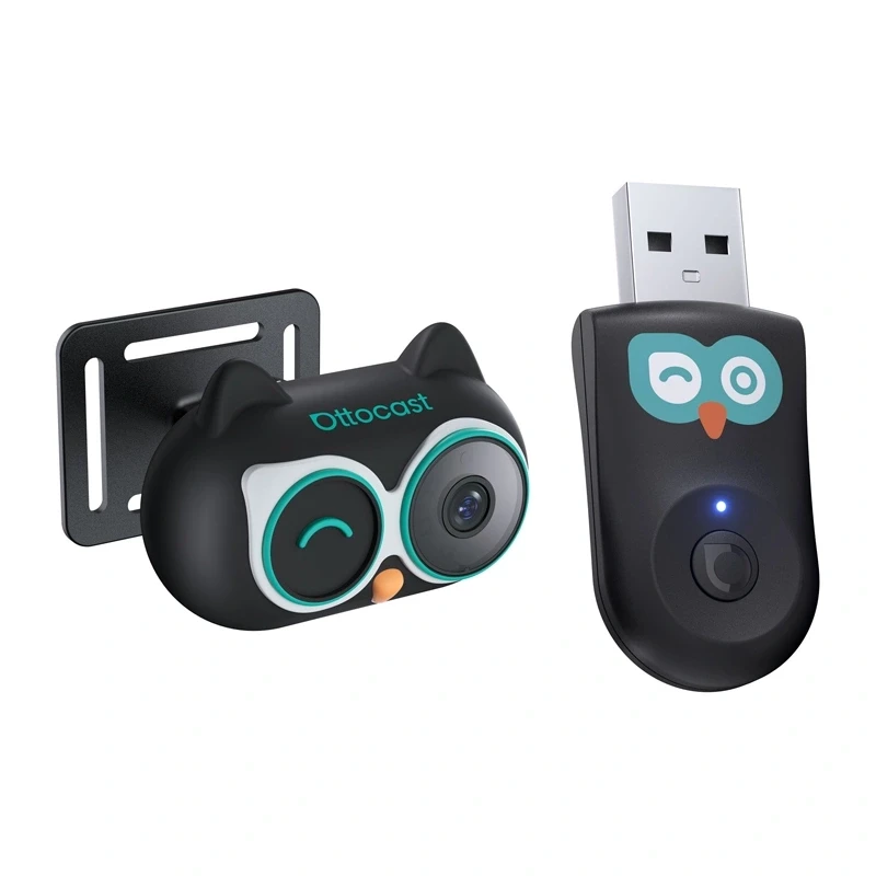 OTTOCAST CA520 Wireless CarPlay Adapter with Car Nanny (Cabin Care)