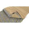 Outwell Commodore Sleeping Bag 225 x 85 cm 9/5/-8 °C with Loose Pillow 2-Way Auto-Lock L-Shape Zipper