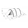 Outwell Earth 5 5-Person Tunnel Tent – 2 Rooms, 3000mm Hydrostatic Head, Green