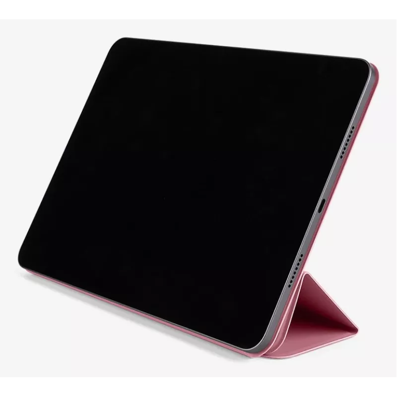 P. BookCover Case for iPad 11/10.9 Old Pink – Folio with Pencil Holder, Auto Wake/Sleep