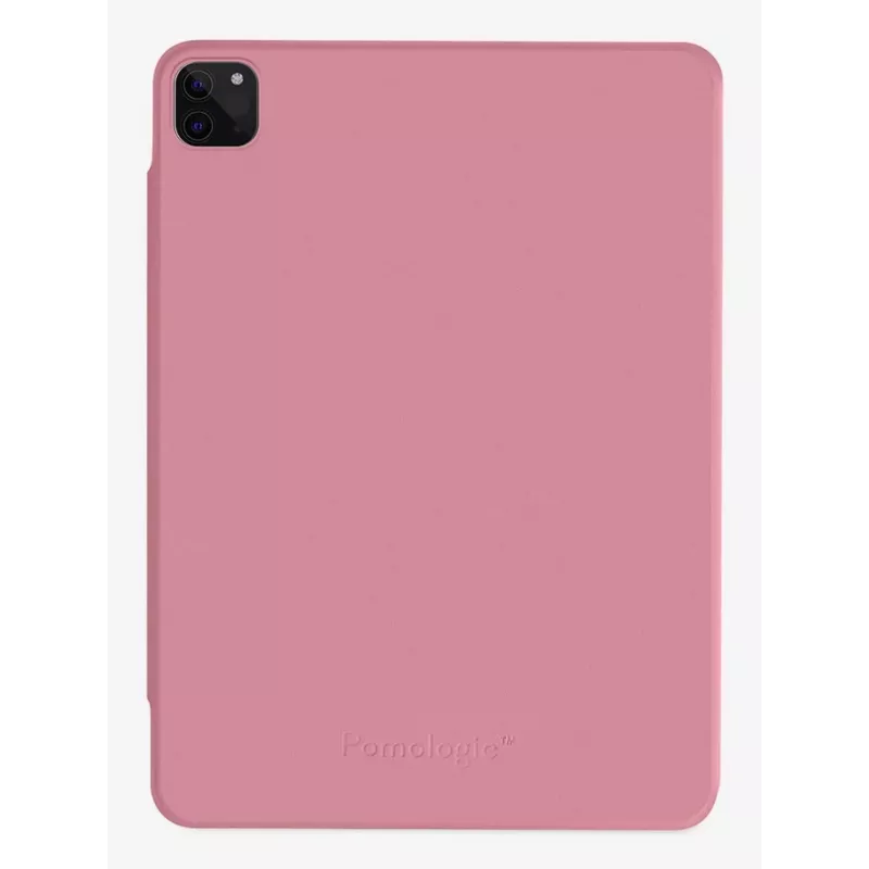 P. BookCover Case for iPad 11/10.9 Old Pink – Folio with Pencil Holder, Auto Wake/Sleep