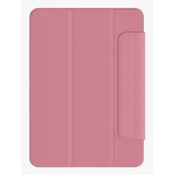 P. BookCover Case for iPad 11/10.9 Old Pink – Folio with Pencil Holder, Auto Wake/Sleep