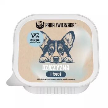 PAKA ZWIERZAKA Game and Salmon Wet Dog Food - 150g