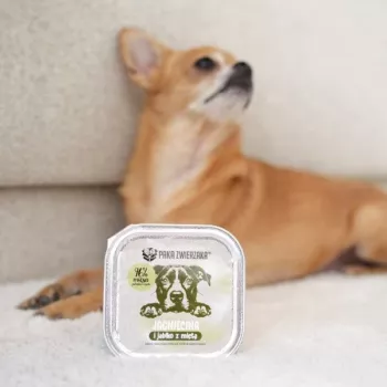 PAKA ZWIERZAKA Lamb and Apple with Mint Mono Wet Dog Food - 150g