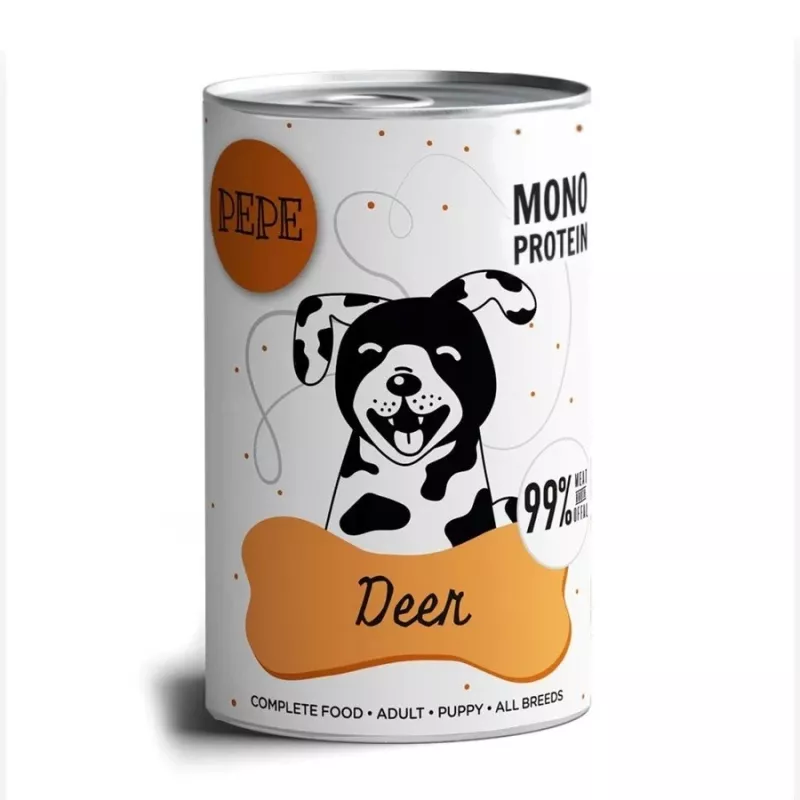Paka Zwierzaka Pepe Deer Wet Dog Food 400g