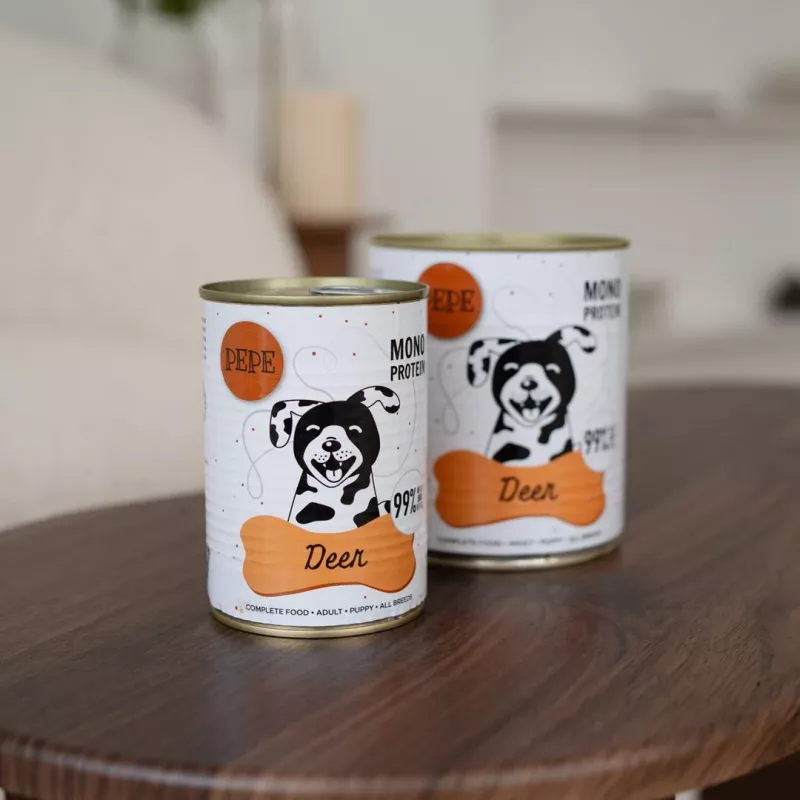 Paka Zwierzaka Pepe Deer Wet Dog Food 400g