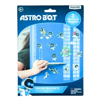 Paladone AstroBot Fridge Magnets - 34-Piece Magnetic Set, 3 Sheets, Space Robot Design