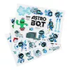 Paladone AstroBot Fridge Magnets - 34-Piece Magnetic Set, 3 Sheets, Space Robot Design