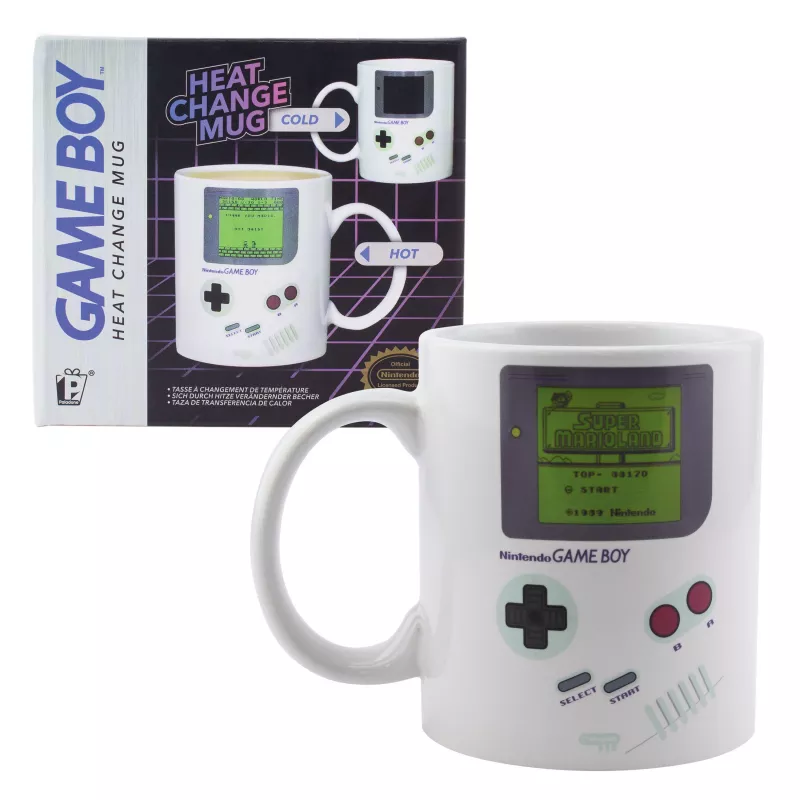 Paladone Game Boy Heat Change Mug 300 ml Ceramic Grey/Black