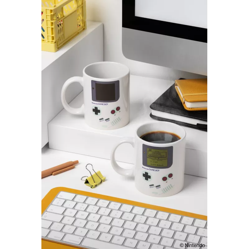 Paladone Game Boy Heat Change Mug 300 ml Ceramic Grey/Black