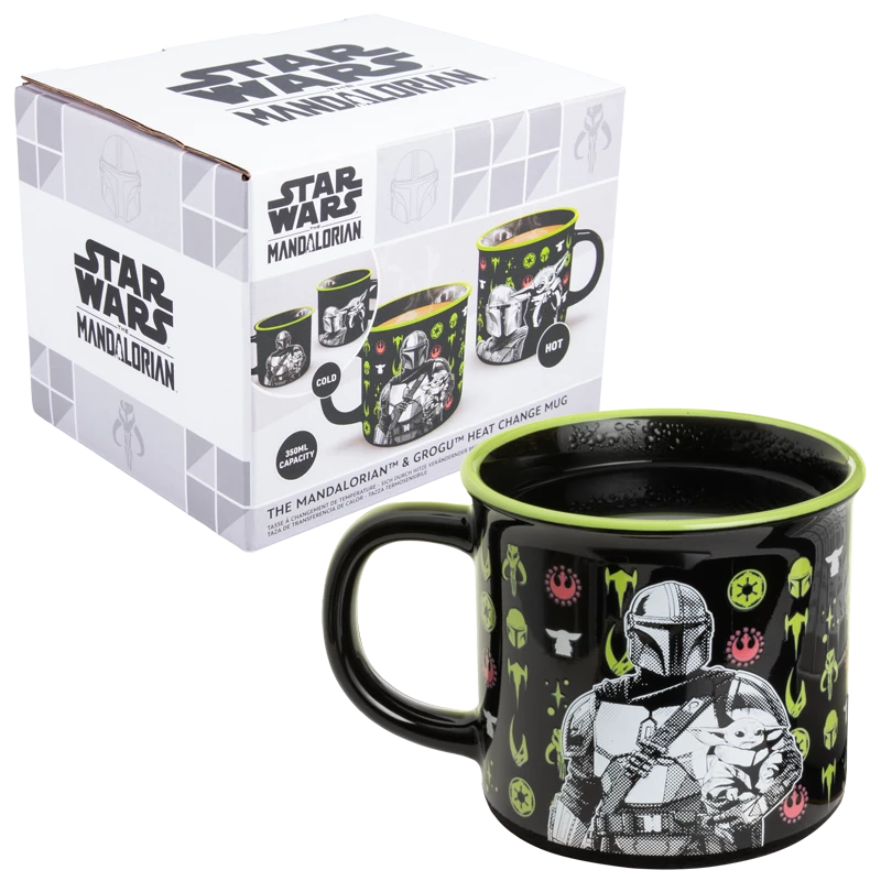 Paladone Mandalorian and Grogu Heat Change Mug