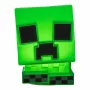 Paladone Minecraft Creeper SquishyGlo Silicone Light Rechargeable – Dimmable Green LED Night Light with 3 Brightness Levels and Micro USB Charging