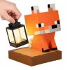 Paladone Minecraft Fox Solar Light - LED Outdoor Decorative Figurine with Dusk-to-Dawn Sensor, Warm White Glow, Splashproof Design