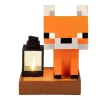 Paladone Minecraft Fox Solar Light - LED Outdoor Decorative Figurine with Dusk-to-Dawn Sensor, Warm White Glow, Splashproof Design