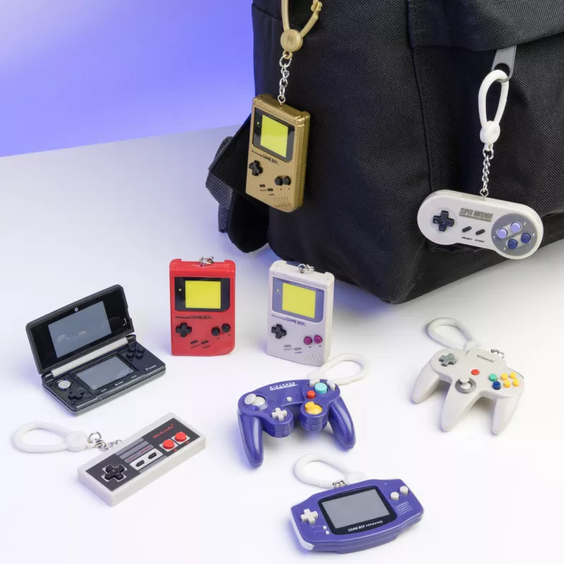 Paladone Nintendo Backpack Buddies Series 3 Collectible Keychain Blind Bags (24-Pack Counter Display Unit, V3)
