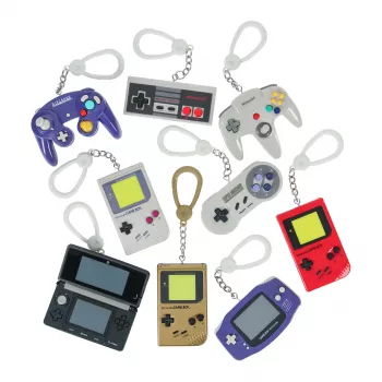 Paladone Nintendo Backpack Buddies Series 3 Collectible Keychain Blind Bags (24-Pack Counter Display Unit, V3)