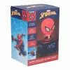 Paladone Spider-Man Icon Alarm Clock - Digital LED, Red/Black