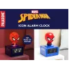 Paladone Spider-Man Icon Alarm Clock - Digital LED, Red/Black