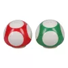 Paladone Super Mario Mushroom Salt and Pepper Shaker Set (Red Super Mushroom & Green 1-Up Mushroom)