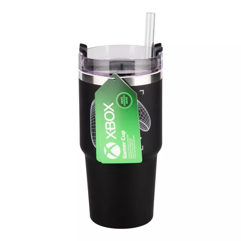 Paladone Xbox Gamer Cup - Ceramic Mug with Controller Handle, 300 ml, Black/Green