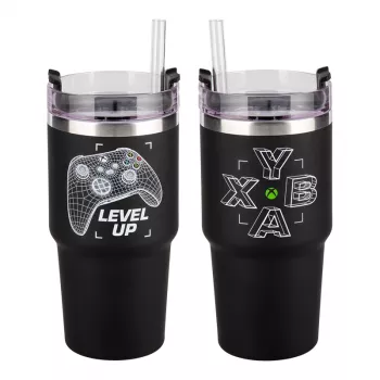 Paladone Xbox Gamer Cup - Ceramic Mug with Controller Handle, 300 ml, Black/Green