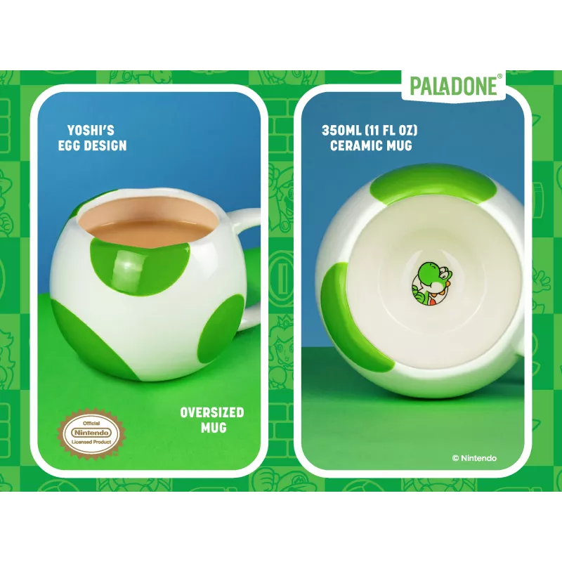 Paladone Yoshi Egg Shaped Mug