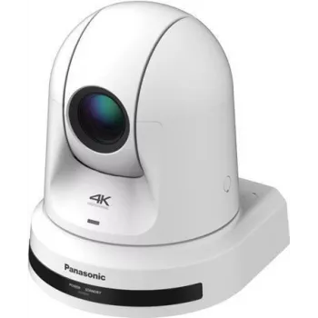 Panasonic AW-UE40WEJ 4K UHD PTZ Camera with 24x Optical Zoom, PoE+, White