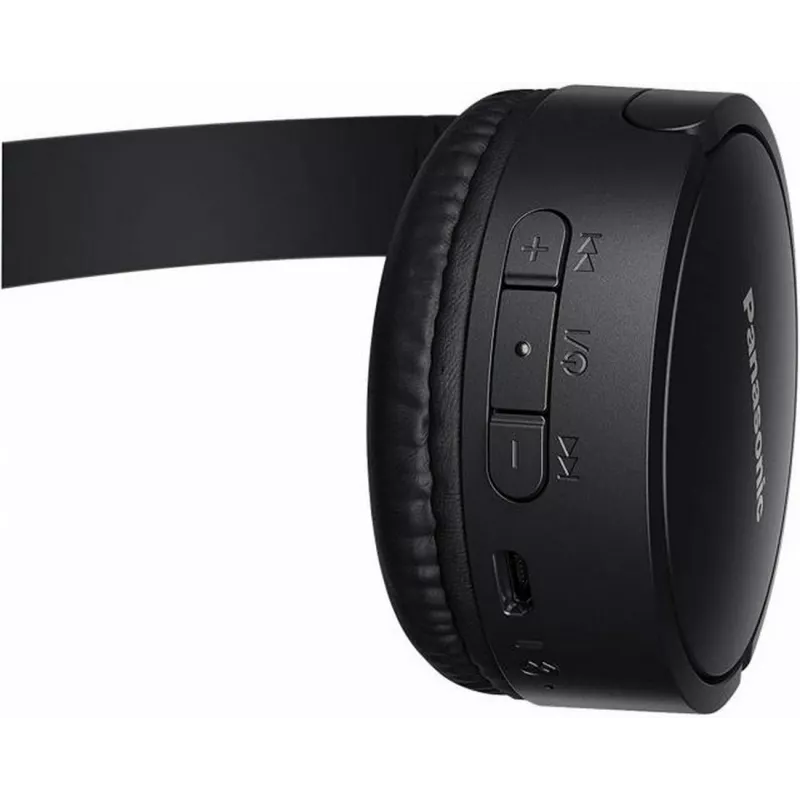 Panasonic RB-HF420BE-K Wireless On-Ear Headphones with Microphone, Bluetooth 5.0, 50h Battery, Black