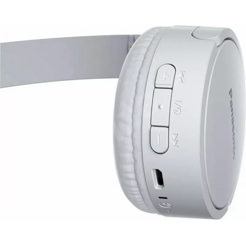 Panasonic RB-HF420BE-W On-Ear Wireless Bluetooth Headphones, White