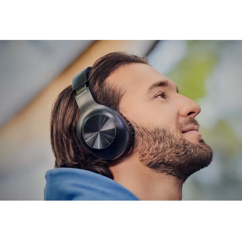 Panasonic RB-HX220BDEK On-Ear Bluetooth Headphones, Black