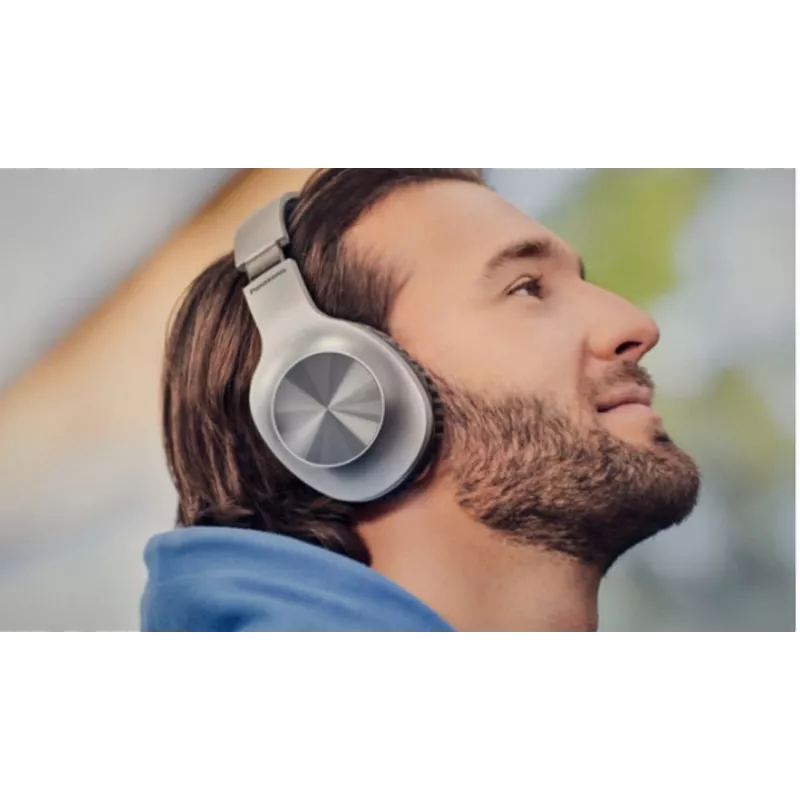 Panasonic RB-HX220BDES Wireless On-Ear Headphones with 23-Hour Battery, Bluetooth 5.0, Built-in Mic, Foldable Design - Black